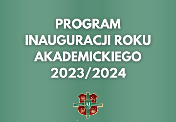 Program Inauguracji Roku Akademickiego 2023/2024