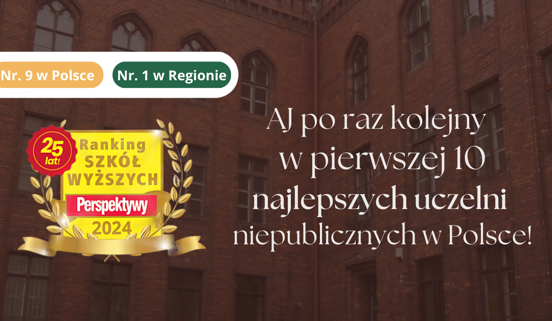 AJ wśród 10 najlepszych uczelni w Polsce!